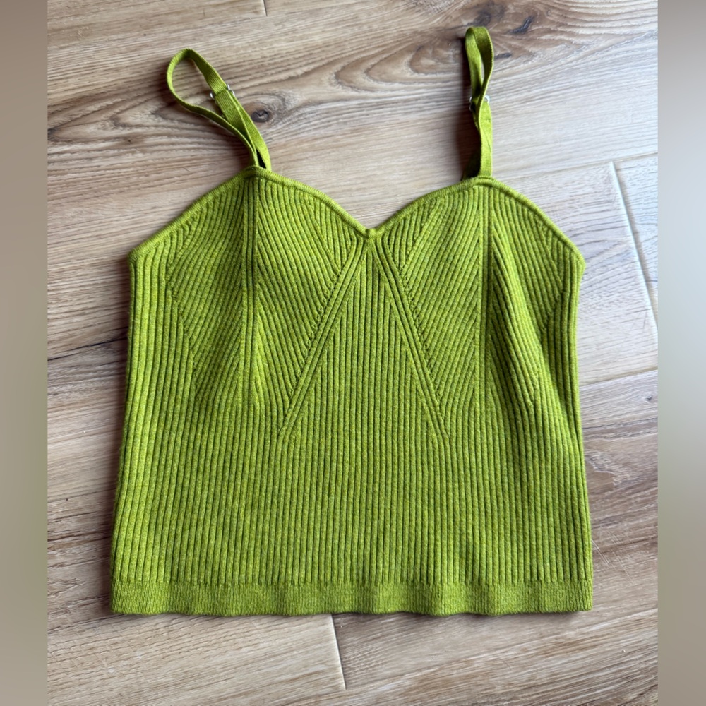 Wild fable Olive Green Ribbed Knit Cami